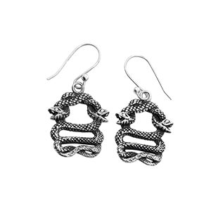 ต่างหูเงินแท้แบบวินเทจลายมังกร งานแฮนด์เมดสไตล์ชนเผ่าโบโฮ รูปสัตว์ในตำนาน เหมาะสำหรับเป็นเครื่องประดับสำหรับผู้หญิงหรือของขวัญหมั้น - Product Image 5