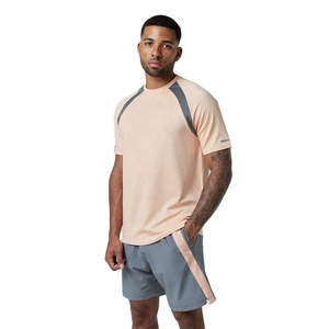 Jaffico International Men's Cotton Color Blocking Skulls Pattern <b>Knitted</b> Streetwear T-Shirt Shorts <b>Set</b> Quick Dry Casual Summer - Product Image 2