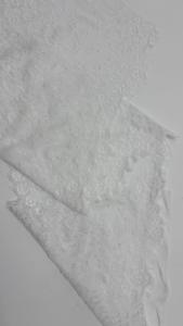Tela de Encaje Floral Premium, Encaje Blanco Decorativo para Prendas, Ropa de Novia y Manualidades - Product Image 3