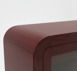 ตู้ไซด์บอร์ด ตู้บุฟเฟ่ต์ห้องนั่งเล่น ตู้คอนโซลพร้อมลิ้นชักกลางสามช่องและกระจกด้านข้างสองด้าน ดีไซน์ทันสมัย สีสันโดดเด่น - Product Image 3