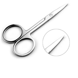 Professional Stainless <b>Nails</b> Eyebrow Nose Eyelash Cuticle Trimmer Epilator Scissor Manicure Tool For Ear Nose Hair Trimming - Product Image 4