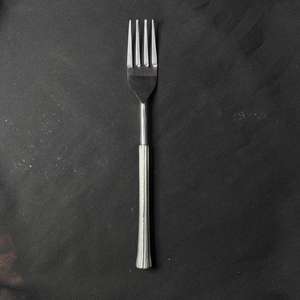 Ensemble de couverts de luxe en acier inoxydable avec manche léger en aluminium, comprenant cuillère, fourchette et couteau, service de table de 5 pièces avec boîte - Product Image 6