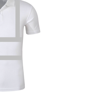 Camisa Polo Blanca de Algodón para Hombre, Transpirable, Uniforme de Trabajo, Moda, Manga Corta, Color Sólido - Product Image 2