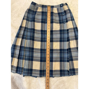 Jupe plissée kilt écossais bleu mat Stewart pour femme 100 % laine, longueur midi, best-seller - Product Image 5