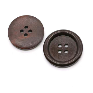 ออกแบบแฟชั่น กระดุมไม้ธรรมชาติสำหรับเสื้อผ้าแฟชั่นผู้หญิง ผู้ชาย เด็ก เสื้อโค้ท - Product Image 1