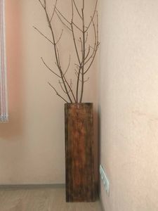 Handmade Sustainable Wooden Flower <b>Vase</b> for Fresh Blooms For Living Room Decorative Useby handmade Collection - Product Image 3
