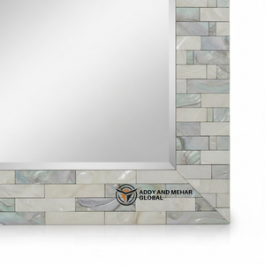 Premium MDF Inlay <b>Square</b> Art Deco 5mm Thick Wall <b>Mirror</b> Handcrafted Eco-Friendly Wedding Decorative Luxury Home Decor - Product Image 6