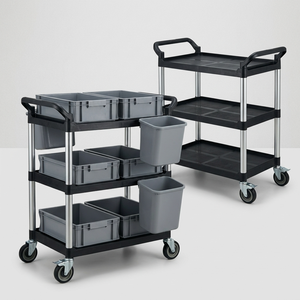 Roulettes pour étagères mobiles de cuisine, 5 pouces, TPU, 120 kg, bleu gris, OEM, vente en gros - Product Image 1