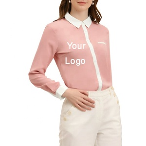 Vestido de moda para mujer, elegante, precio barato, informal, logotipo personalizado, camisa formal para mujer/señora, suministro directo desde Bangladesh - Product Image 4