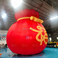Ballons gonflables rouges porte-bonheur CH, décorations de fêtes gonflables pour événements