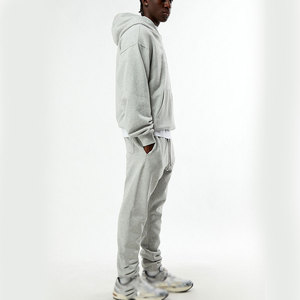 Wholesale Streetwear Tracksuit Heavyweight Cotton Activewear Set Low MOQ Factory for Brand Buyers - Product Image 4