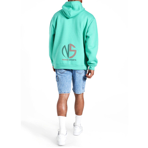 <b>Men's</b> Hooded Fleece Sweatshirt Regular Fit Casual <b>Pullover</b> Pocket Front Logo 100% Cotton Winter Wear OEM Quick Dry Hoodie Nurak - Product Image 6