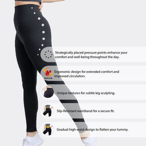 Pantalones de Yoga MIT de Cintura Alta con Efecto Levanta Glúteos, Termostato Inteligente, Grafeno, para Mujer, Ropa Deportiva para Correr, Ligeros y Transpirables - Product Image 3
