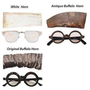 Nuevo Diseño Óptico de ILAHI, Hecho a Mano con Cuerno de Búfalo Natural y Ecológico, Estilo Rústico Moderno, Forma Cuadrada, Feng Shui, Amor Animal, Ángel - Product Image 6