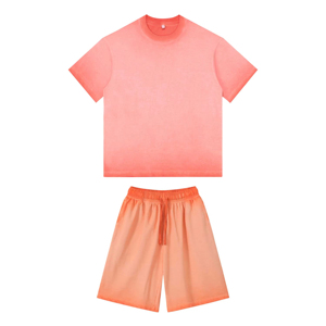 Wholesale Summer T Shirt and Shorts <b>Set</b> for Men Custom Design Comfortable Casual Sportswear OEM ODM - Product Image 3