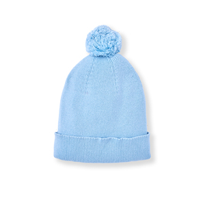 Gorro de Punto Unisex para Bebé, Color Sólido, con Pompón, Invierno, Casual, Cálido, 100% Algodón, No Tóxico, Transpirable, Ecológico - Product Image 4