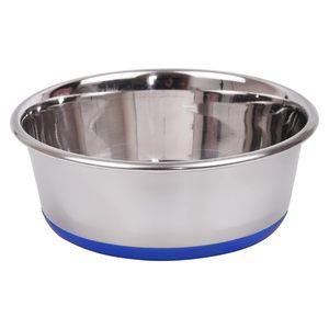 Bols pour animaux de compagnie modernes avec base antidérapante, couleur or et argent, 345 ml, métal durable pour chiens et chats, nourriture/eau - Product Image 4