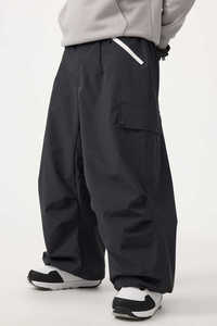 Pantalones de esquí holgados para exteriores, pantalones de nieve para mujer, ropa de snowboard holgada, pantalones impermeables y cortavientos para hombre, pantalones oversize - Product Image 3