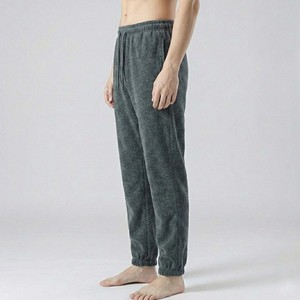 Pantalones Deportivos Premium para Hombre, de Algodón Grueso, Corte Holgado, Pierna Ancha, Forro de Felpa Suave, Estilo Lujoso y Formal - Product Image 3