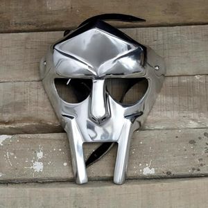 <b>MF</b> <b>Doom</b> Gladiator Mask Mad-Villain 18G Mild Steel Face Armour Medieval Hand-Forged <b>Doom</b> Mask Halloween - Product Image 4