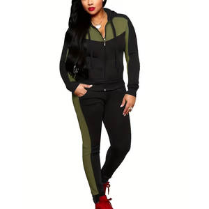 Nuevo Diseño Conjuntos Deportivos de Invierno para Mujer 100% Algodón Color Sólido Estampado Tallas Grandes Conjuntos Transpirables de Secado Rápido en Venta - Product Image 1