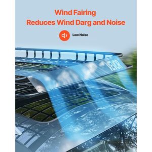 Portapacchi Universale da Tetto 64 X 50 X 4.1 Pollici, Capacità Massima 150 Libbre, Cestello Portabagagli con Due Reti da Carico 35.4 X 39.4 Pollici - Product Image 6