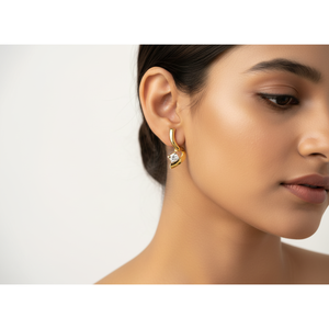 Wholesale Custom 10k Gold Lab Grown VVS1 Diamond Stud <b>Earrings</b> Manufacturer Minimalist Solitaire <b>Fine</b> Jewelry for Women - Product Image 4