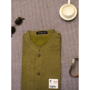 Camisa de Moda para Hombre, de Algodón, Lisa, Transpirable, de Manga Larga, para Negocios, Casual, Vacaciones y Uso Diario - Product Image 3