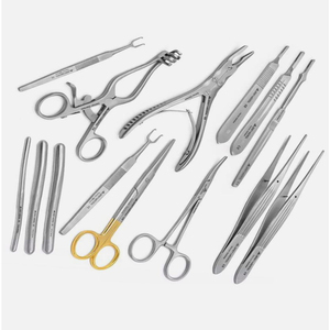 Ensemble d'instruments chirurgicaux orthopédiques professionnels de 14 pièces, kit d'outils médicaux en acier inoxydable manuel - Product Image 2