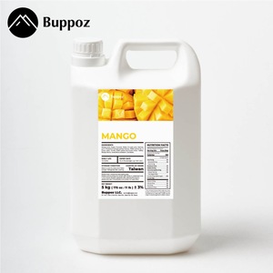 Sirop de mangue 5kg Bouteille Halal HACCP Végétarien pour les magasins de Bubble Tea et de Milk Tea Emballage en vrac - Product Image 1