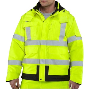Customized Reflective Hi Visibility Breathable Safety <b>Jacket</b> Workers High Quality Zipper Tool Pockets Water Safety <b>jacket</b> - Product Image 6