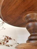 Présentoir à desserts rustique style ferme, plateau carré en bois pour gâteaux, aspect vieilli, résistant au four, jetable, pour table de buffet de fête