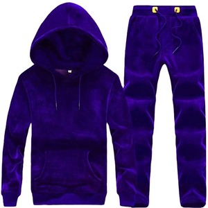 Men's Navy Blue Tracksuit Full <b>Zip</b> <b>Hooded</b> Casual Sporty Style With Side Pockets Autumn Wear Regular Fit Solid Color - Product Image 4