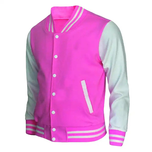 Custom Unisex Basketball Varsity Jacket High Quality <b>Green</b> Crop Printed Street Wear Plus Size Jackets For Men - Product Image 4