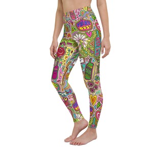 Leggings sans couture personnalisés pour femmes, super doux, respirants, haute élasticité, en spandex, pour la gym et le yoga - Product Image 1