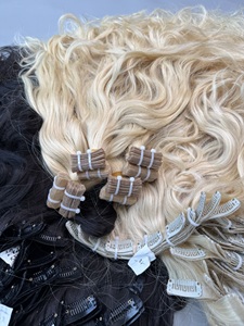 CDYHAIRVN Cinta Invisible Extensiones de Cabello Natural Ondulado Blanqueado Rubio 613 para Cabello Humano Crudo Cutícula Alineada Vietnamita - Product Image 3