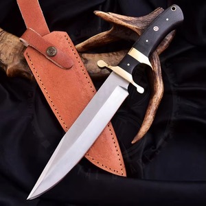 Nouveau design 2026, couteau Bowie personnalisé fait main en acier D2 avec manche en bois, étui en cuir premium parfait, couteau à lame fixe pour le camping - Product Image 2