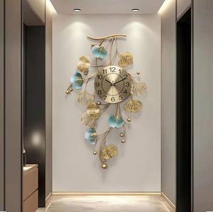 Reloj de Pared de Hierro, Nuevo, Decoración de Pared, Escultura para Sala de Estar, Comedor, Fondo, Reloj de Pared de Metal de Gran Tamaño - Product Image 3