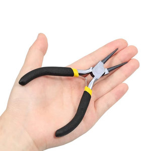 Habi Industries Surgical Grade Stainless Steel Precision Jewelry Making Round Nose Pliers Chain Bending Soft Double Grip Handle - Product Image 5