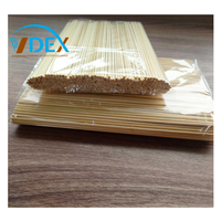 Ensemble de brochettes en bambou vietnamien 100% naturel, non toxique, écologique, durable, résistant à la chaleur, sans revêtements chimiques pour barbecue