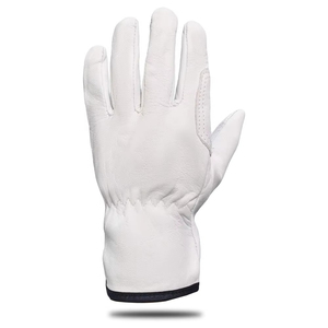 Guantes de Conducción de Cuero de Cabra de Primera Calidad, Cómodos y Protectores, con Palma y Puño Reforzados - Product Image 2