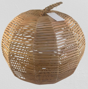 Escultura Decorativa de Calabaza Tejida a Mano con Hierro Natural y Ratán para Decoración del Hogar y de Temporada - Product Image 2