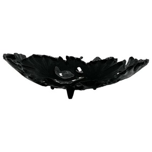 Bandeja de Servir Minimalista de Metal Negro, Diseño Redondo, Vajilla para Comedor - Product Image 2