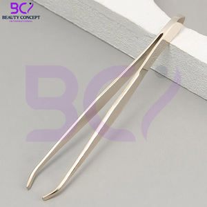 แหนบถอนขนคิ้วสีโรสโกลด์ ดีไซน์ใหม่ปี 2026 หรูหราสีดำด้าน ปลายเฉียง สำหรับถอนขนอย่างมืออาชีพ ระดับซาลอน อุปกรณ์เสริมความงาม - Product Image 6