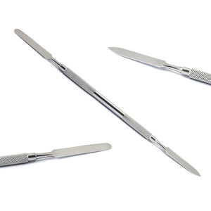 Espátulas Dentales Profesionales de Acero Inoxidable, Juego de Espátulas para Cemento, Cuchillos de Una y Dos Puntas para Esculpir y Modelar Cera - Product Image 1