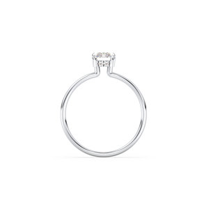 Anillo de moissanita REYES en oferta, corte radiante, 1.04 quilates, VVS, para mujer, plata de ley 925, chapado en oro blanco de 14K y rodio. - Product Image 5