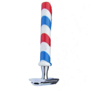 Custom Logo Kaamir Instruments Acrylic Spiral Handle Stainless Steel <b>Single</b> <b>Blade</b> Super Stainless Steel <b>Blades</b> Safety <b>Razor</b> - Product Image 6