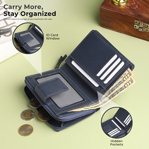 Fashion Outdoor Waterproof Anti-Theft Zipper Candy Daily Card Holder Travel Portable <b>Long</b> Coin Purse women Leather <b>Wallet</b> Linen - Product Image 4