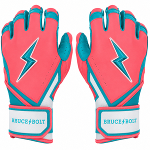 Gants de frappeur de baseball professionnels en cuir de chèvre à manchette longue pour adultes, unisexe, droit, XXL, durables, respirants, séchage rapide, fermeture auto-agrippante - Product Image 1