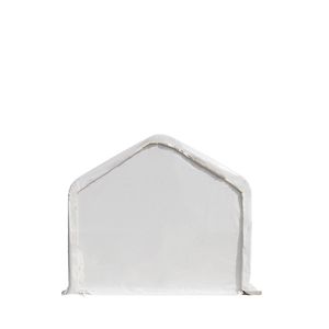 15FT X 35FT Single RV/Motorhome Storage Shelter 17 oz <b>PVC</b> Fabric Cover Front <b>Roll</b> Door Enclosed Rear Wall 3 Layer Galvanized St" - Product Image 5